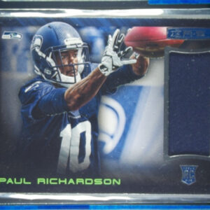 2014 Panini Rookies & Stars Paul Richardson MEM #33 Seahawks Rookie Materials