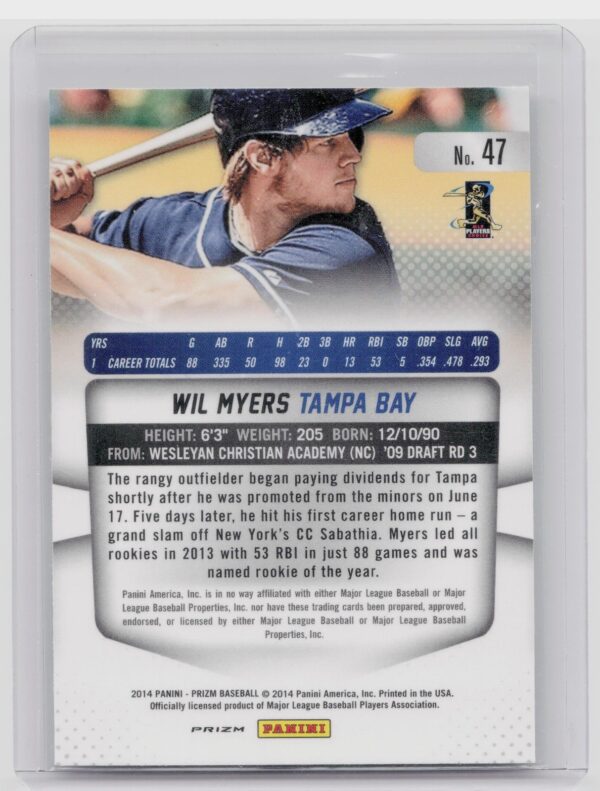 2014 Prizm Wil Myers Prizms #47 Rays - Image 3