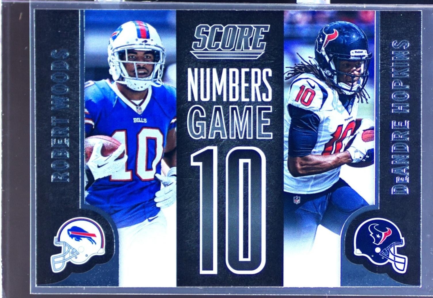 2014 Score Robert Woods / DeAndre Hopkins #NG9 Texans Numbers Game