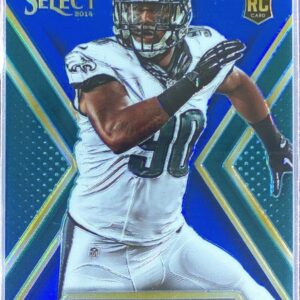 2014 Select Marcus Smith Prizm Blue /50 RC #117 Eagles