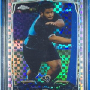 2014 Topps Chrome Aaron Donald Xfractors #175 Rams