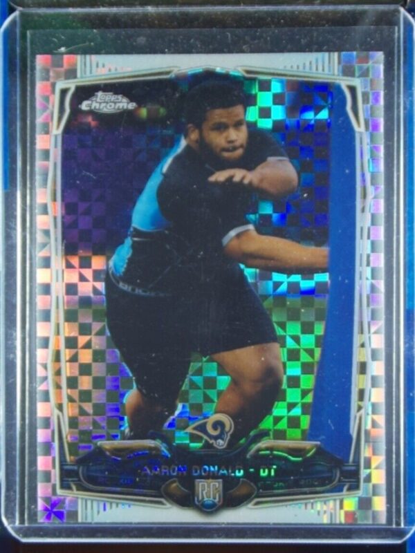 2014 Topps Chrome Aaron Donald Xfractors #175 Rams
