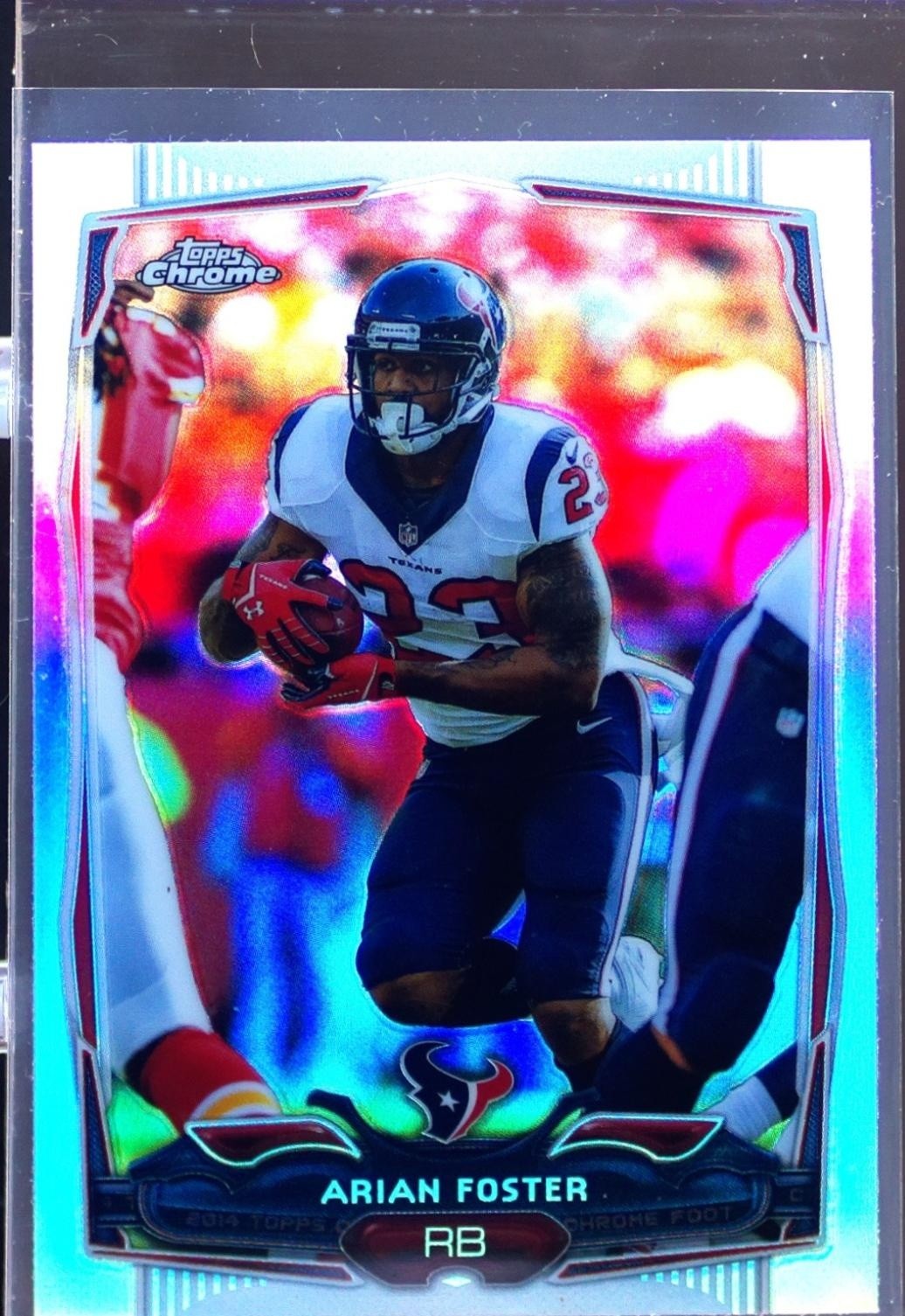 2014 Topps Chrome Arian Foster Refractor #107 Texans