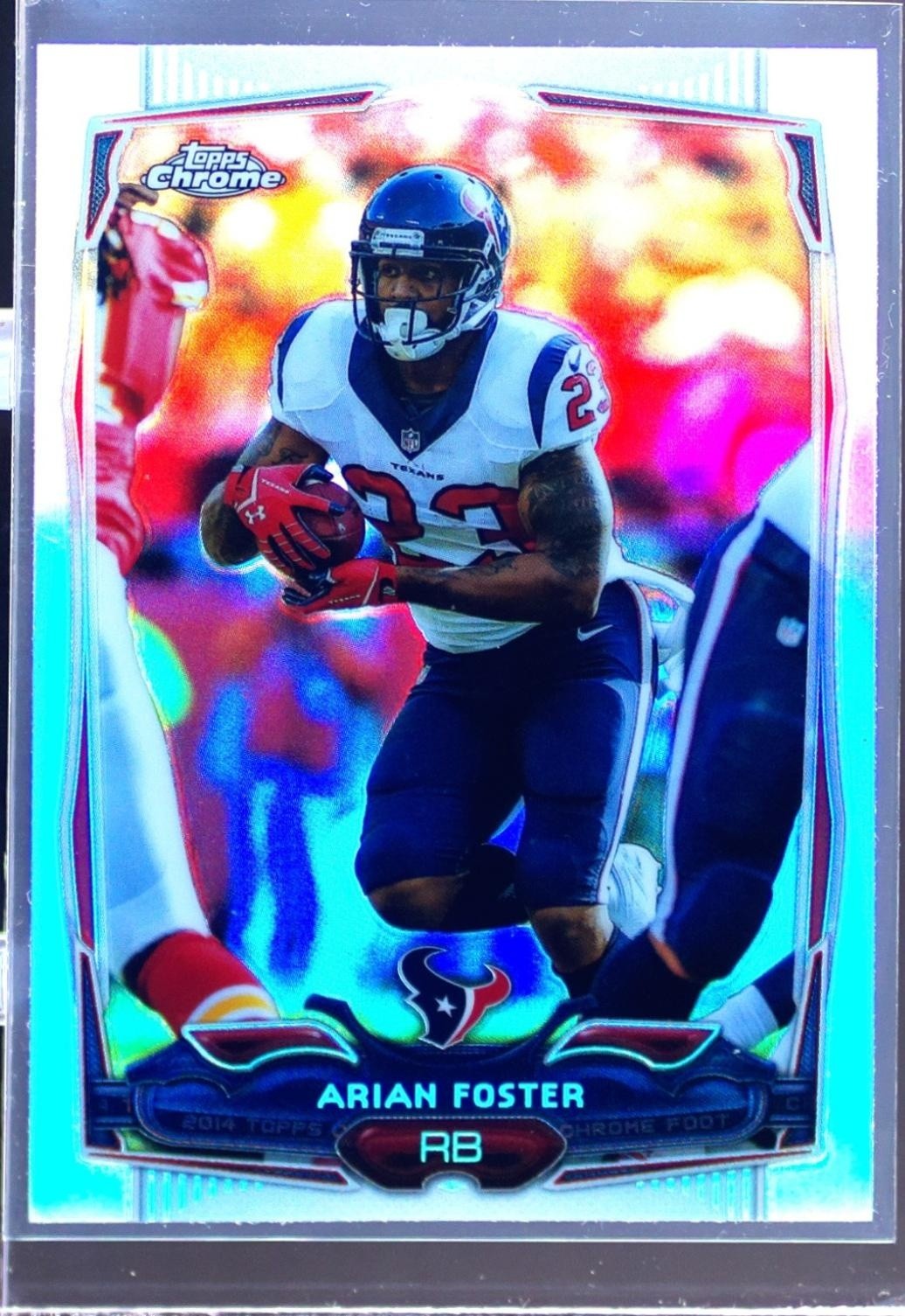 2014 Topps Chrome Arian Foster Refractor #107 Texans