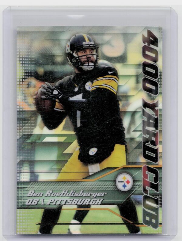 2014 Topps Chrome Ben Roethlisberger #4 Steelers 4,000 Yard Club