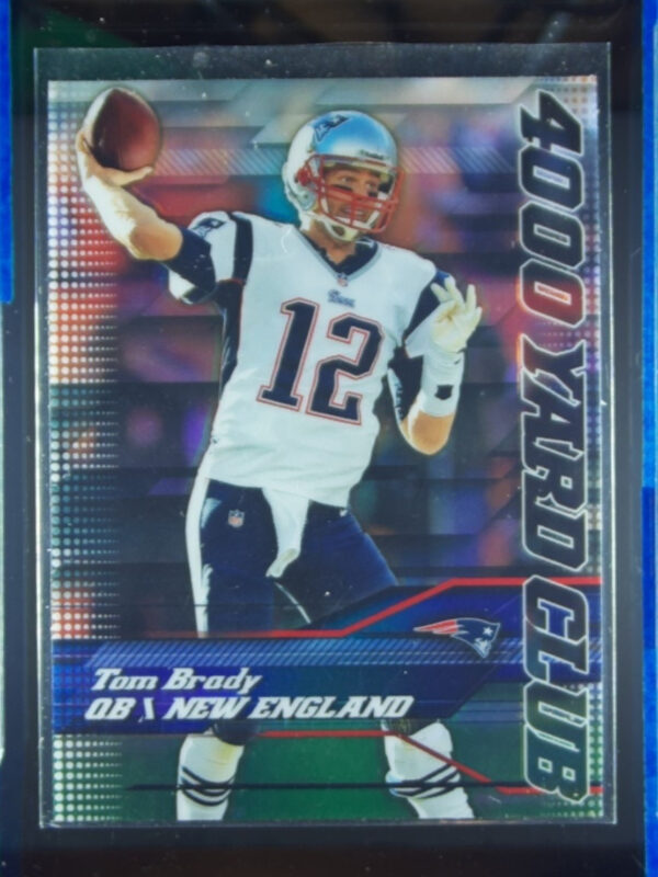 2014 Topps Chrome Tom Brady #1 Patriots 4,000 Yard Club