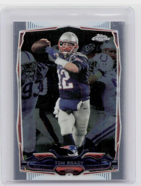 2014 Topps Chrome Tom Brady #62 Patriots