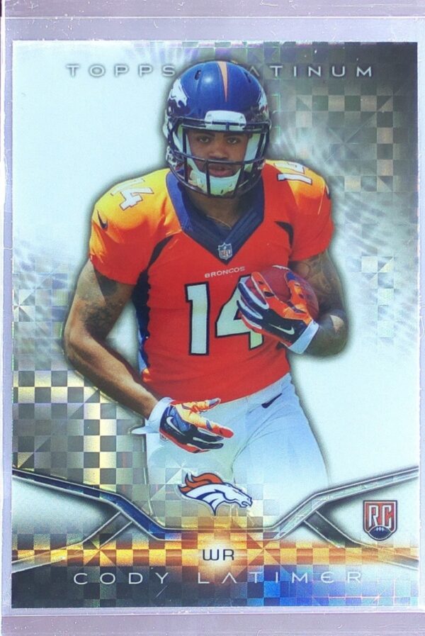 2014 Topps Platinum Cody Latimer Xfractors RC #103 Broncos