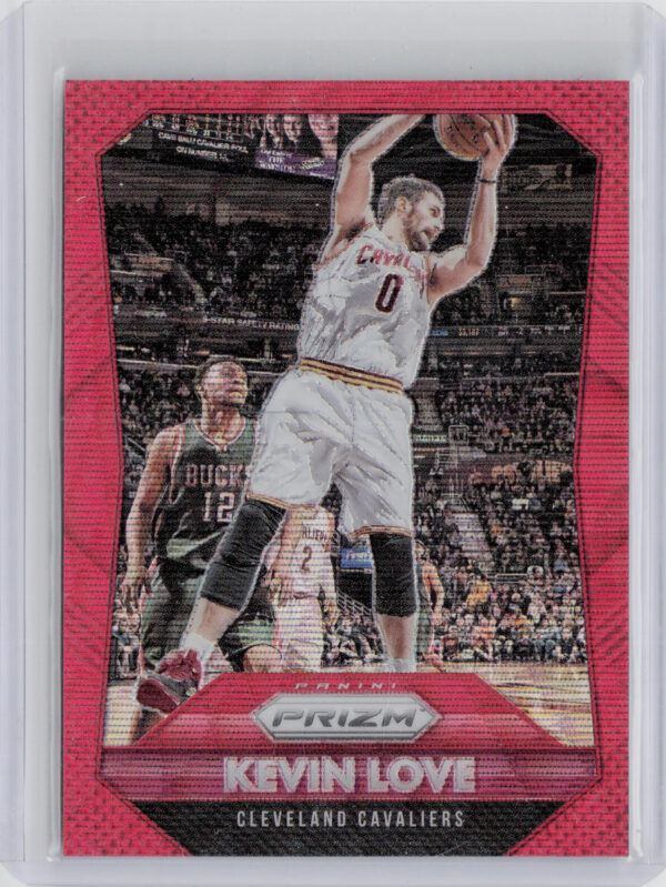 2015-16 Panini Prizm Kevin Love Ruby Wave Prizms SN350 #135 Cavaliers