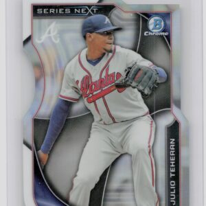 2015 Bowman Chrome Julio Teheran #/-JT Braves Series Next Die Cuts