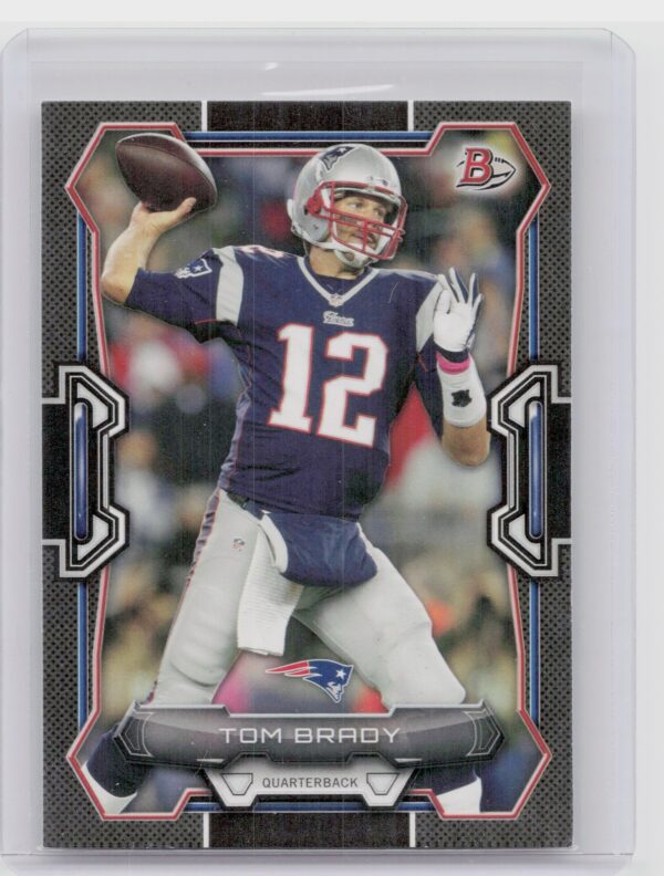 2015 Bowman Tom Brady Veterans Black #70 Patriots