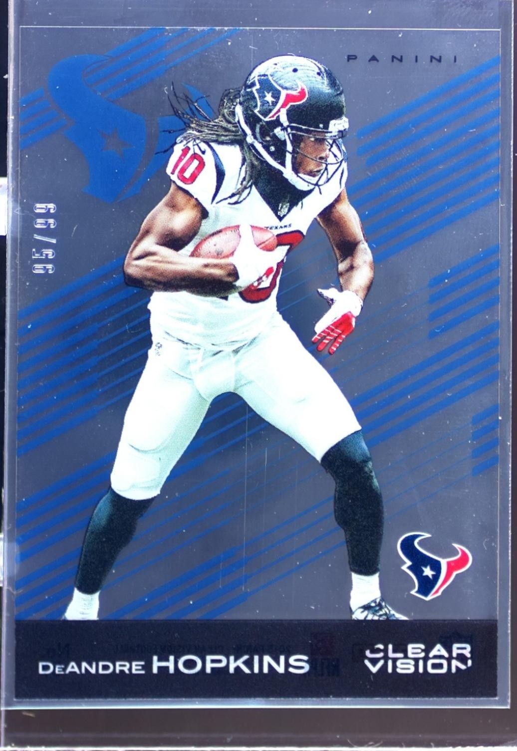 2015 Clear Vision DeAndre Hopkins Blue /99 #57 Texans