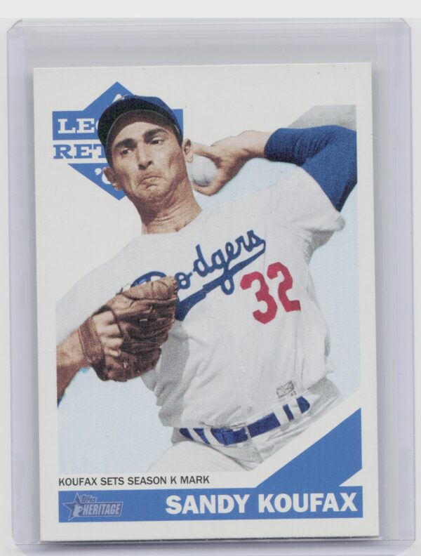2015 Heritage Sandy Koufax #SK-13 Dodgers A Legend Retires