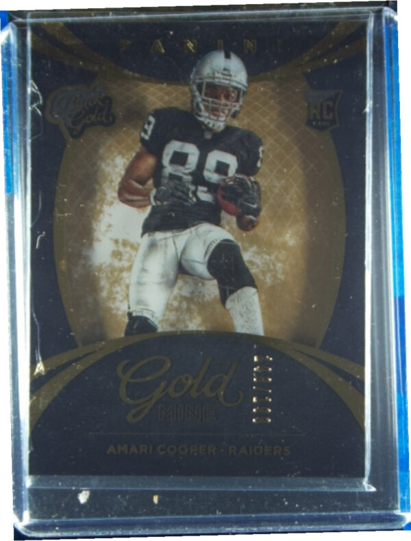 2015 Panini Black Gold Amari Cooper SN199 #RGM-3 Raiders Rookie Goldmine