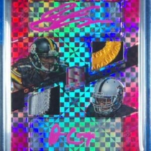 2015 Panini Spectra Sammie Coates / Amari Cooper AU SN5 MEM #RDJA-CC Raiders Roo