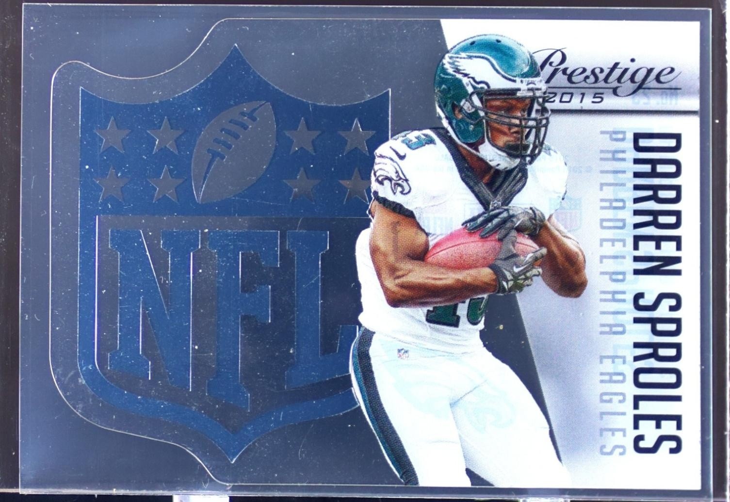 2015 Prestige Darren Sproles #23 Eagles NFL Shield