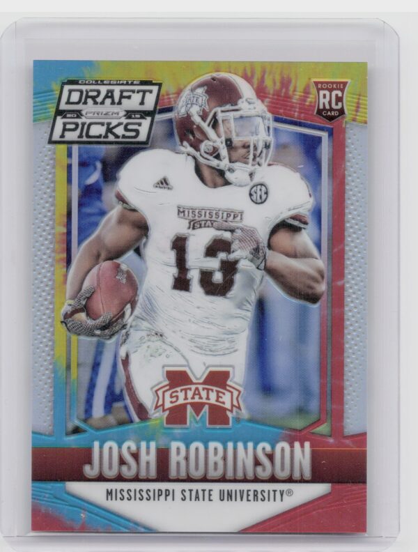 2015 Prizm Collegiate Draft Picks Josh Robinson Prizms Tie Dyed /49 #220 Bulldo