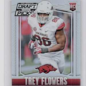 2015 Prizm Collegiate Draft Picks Trey Flowers Prizms #245 Razorbacks