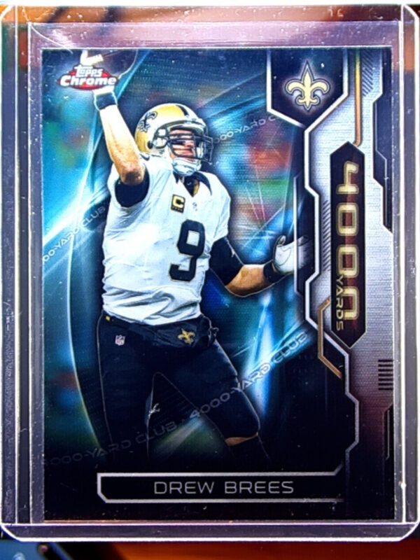 2015 Topps Chrome Drew Brees #AT4K-DB Saints All Time 4000 Yard Club