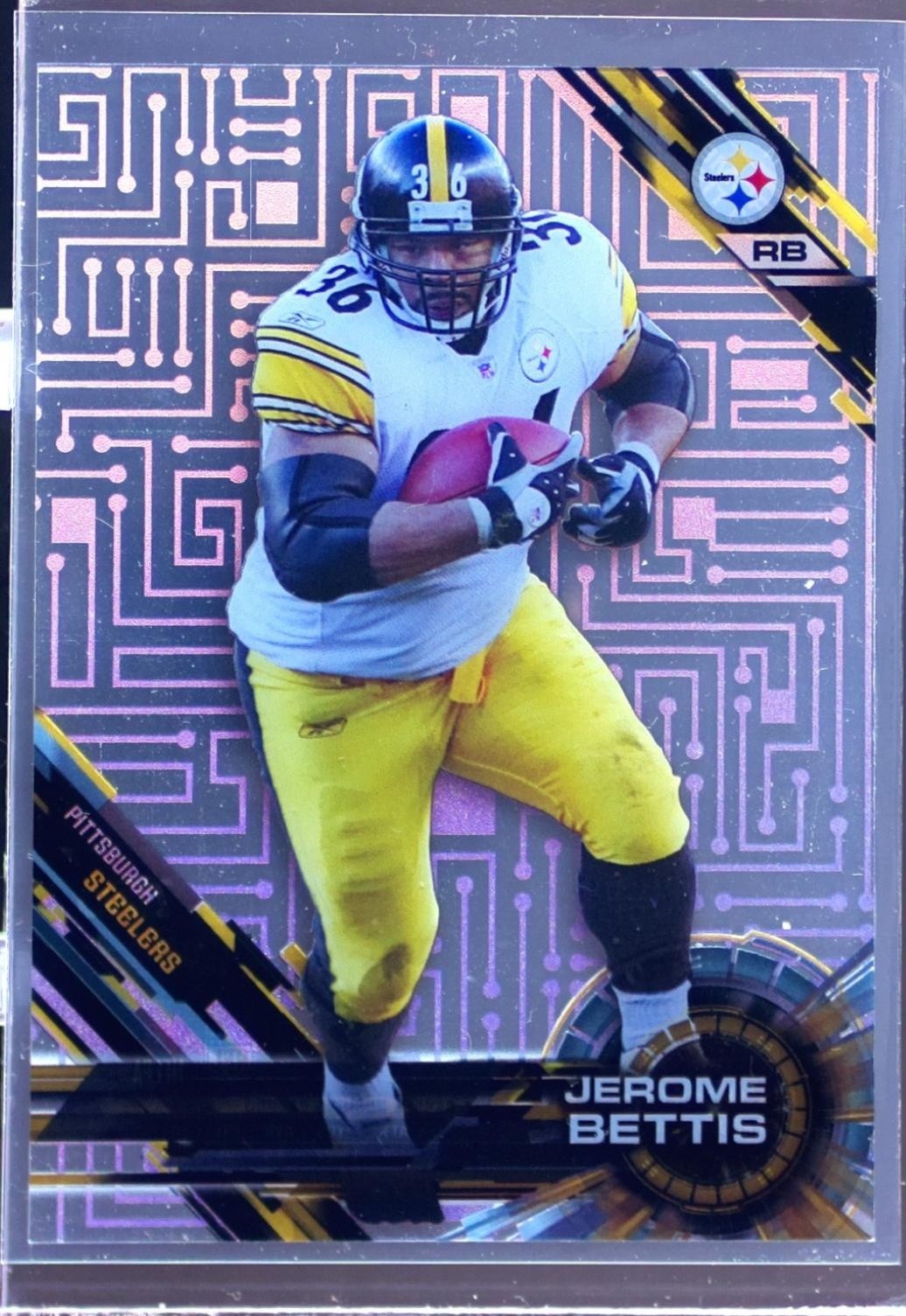 2015 Topps High Tek Jerome Bettis Pattern 3 Circuit Board / Pipes #14 Steelers