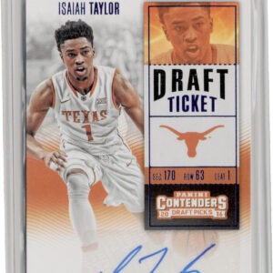 2016-17 Panini Contenders Draft Picks Isaiah Taylor AU #167 Longhorns College Ti
