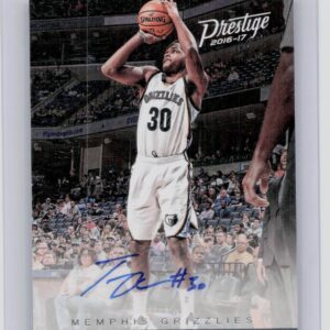 2016-17 Panini Prestige Troy Daniels AU #18 Grizzlies Bonus Shots Signatures