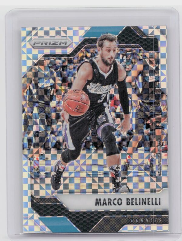 2016-17 Panini Prizm Marco Belinelli Starburst Prizms #99 Hornets