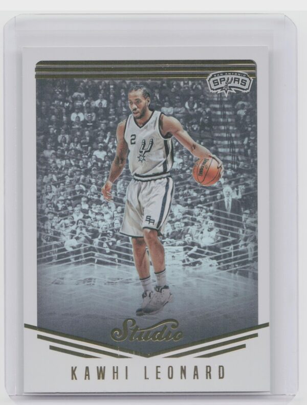 2016-17 Panini Studio Kawhi Leonard #15 Spurs