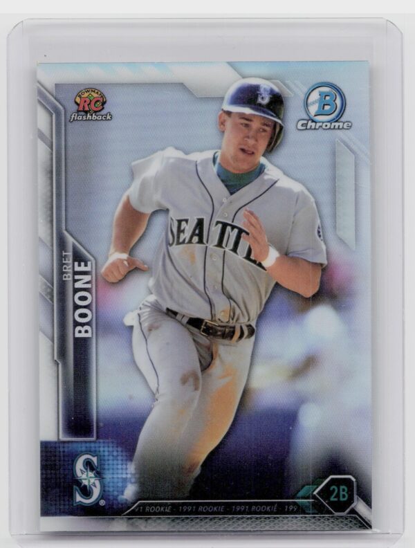 2016 Bowman Bret Boone #RR-BB Mariners Chrome Rookie Recollections RC Flashback