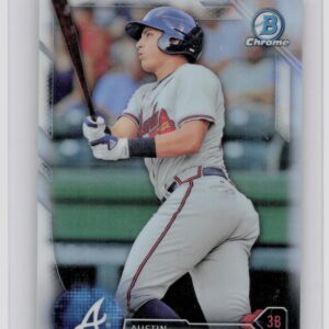 2016 Bowman Draft Austin Riley Chrome Refractor #BDC-165 Braves