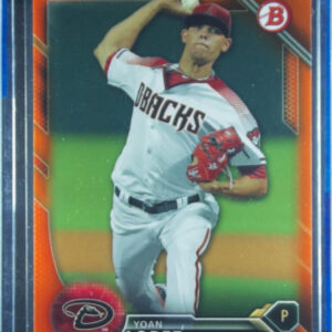 2016 Bowman Yoan Lopez SN25 #BP144 Diamondbacks Prospects Orange
