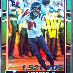 2016 Donruss DeAndre Hopkins /100 #8 Texans Production Line Yardage Holo