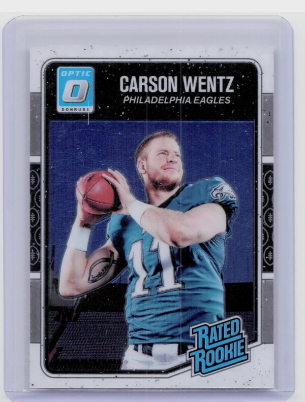 2016 Donruss Optic Carson Wentz RC #156 Eagles