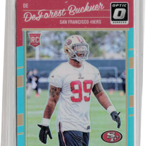 2016 Donruss Optic DeForest Buckner Aqua SN299 #112 49ers