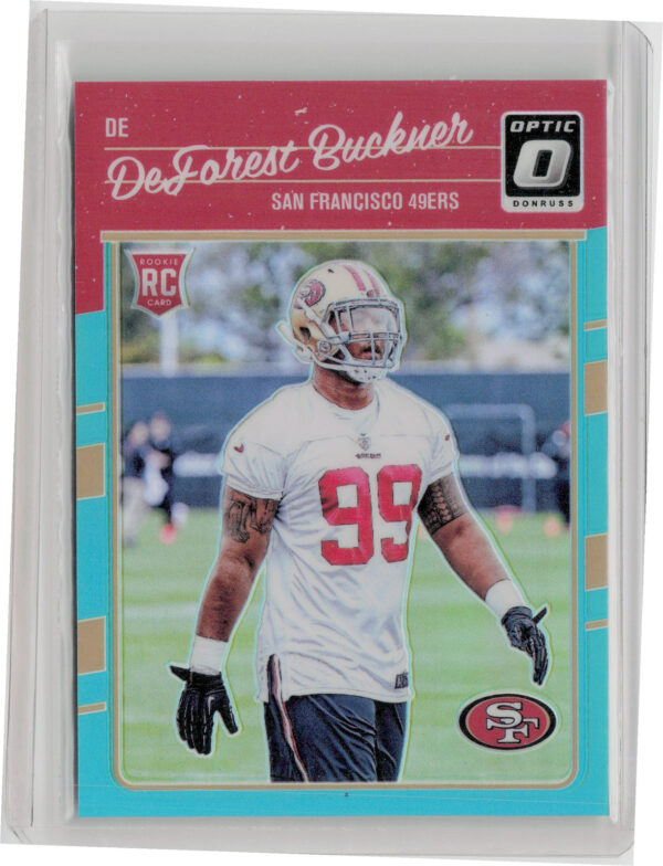 2016 Donruss Optic DeForest Buckner Aqua SN299 #112 49ers