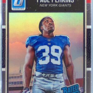 2016 Donruss Optic Paul Perkins Red and Yellow RC #189 Giants
