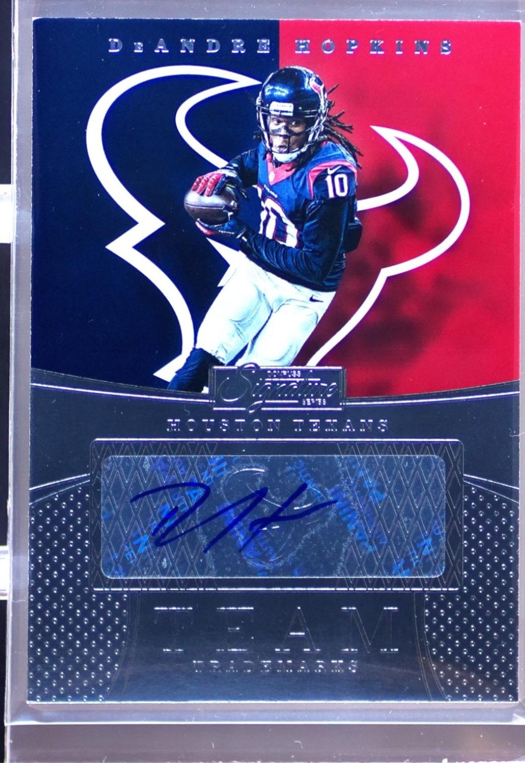 2016 Donruss Signature Series DeAndre Hopkins Auto #TT-DH Texans Team Trademarks