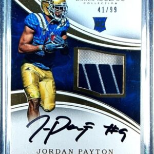 2016 Immaculate Collegiate Jordan Payton AUTO /99 JSY #137 Bruins Patch