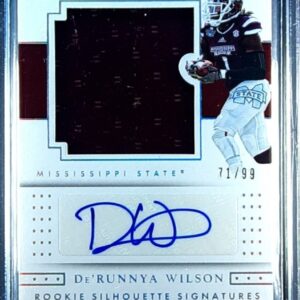 2016 NT Collegiate De'Runnya Wilson AUTO /99 JSY #146 Bulldogs