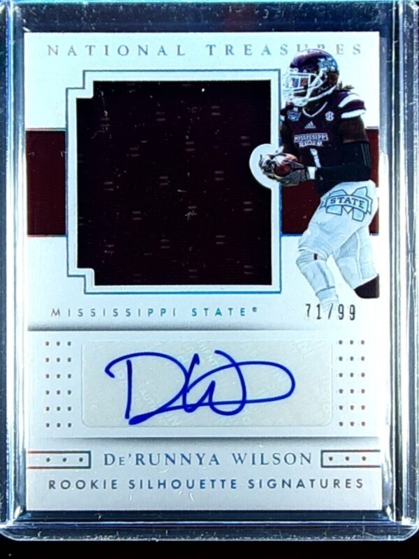 2016 NT Collegiate De'Runnya Wilson AUTO /99 JSY #146 Bulldogs