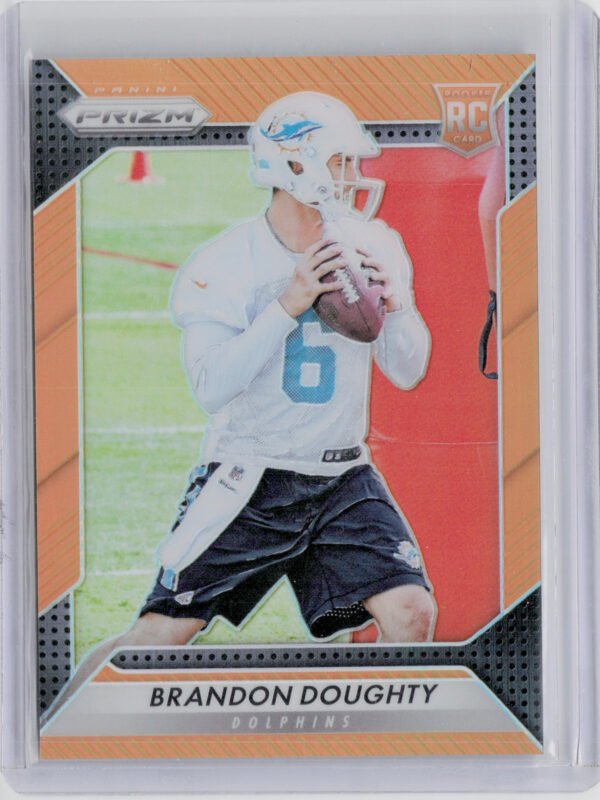 2016 Panini Prizm Brandon Doughty Orange SN299 #289 Dolphins