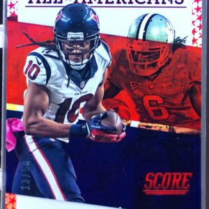 2016 Score DeAndre Hopkins /50 #15 Texans All Americans Jumbo Red