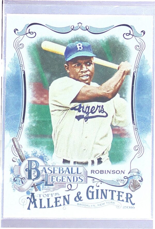 2016 Topps Allen & Ginter Jackie Robinson #BL-4 Dodgers Baseball Legends