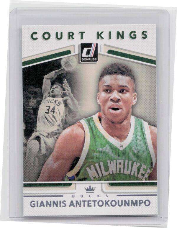2017-18 Donruss Giannis Antetokounmpo #3 Bucks Court Kings