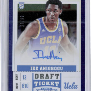 2017-18 Panini Contenders Draft Picks Ike Anigbogu AU SN99 #103 Bruins College D