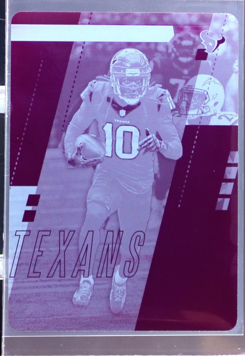 2017 Absolute DeAndre Hopkins Printing Plates Magenta 1/1 #70 Texans