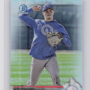 2017 Bowman Draft Gavin Lux Chrome Refractor #BDC-171 Dodgers