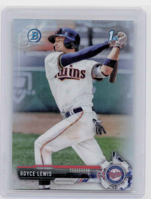 2017 Bowman Draft Royce Lewis Chrome Refractor #BDC-1 Twins