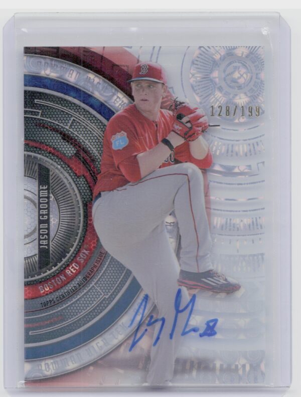 2017 Bowman High Tek Jason Groome AU SN199 #BHT-JG Sox Tidal