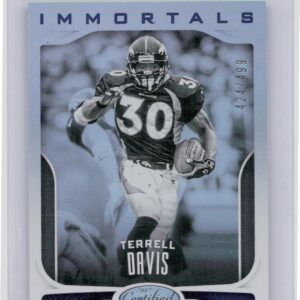 2017 Certified Terrell Davis Immortals /499 #109 Broncos